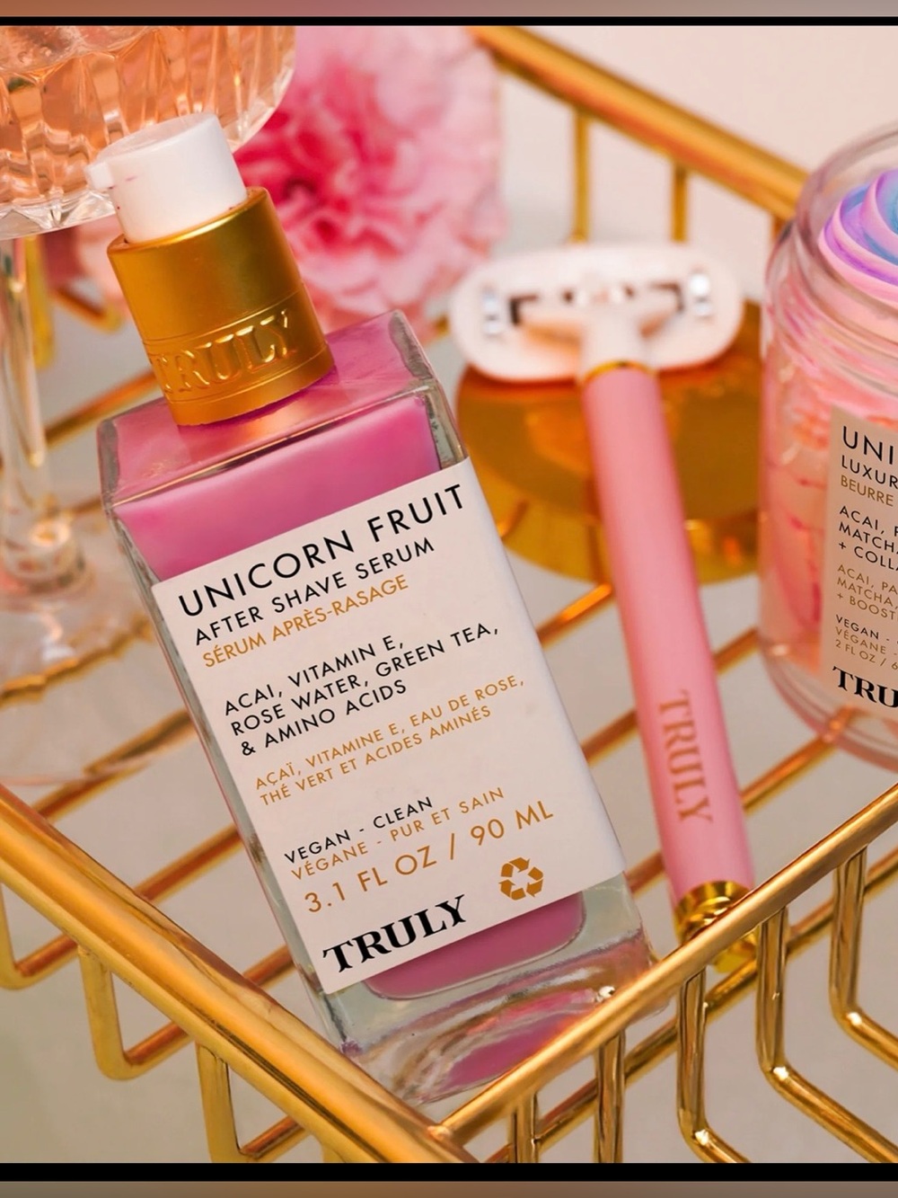 TRULY Unicorn Fruit After Shave Serum – 3.1 fl. oz. / 90 ml  NIB ✨